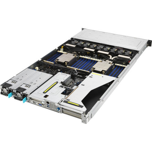 Серверная платформа/ ASUS RS700-E10-RS12U/12NVME, 1U, 2xLGA4189 (3rd Gen Scalable); 12x2.5 HS bays (12x NVMe/SAS/SATA, 12 NVMe supported), 2хM.2 slots(2280); 32 DDR4, , 3xPCIe x16, Aspeed AST2600,  X710-AT2 2x10G, 2x1600W