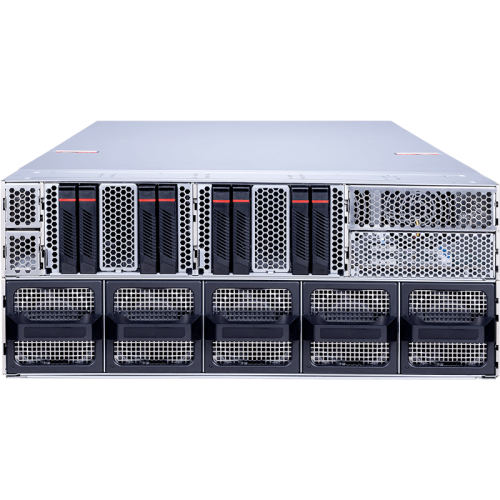 Серверная платформа/ MSI S6053G480RAU8, 4U, 2x AMD EPYC 9005 SP5 LGA6096 500W, 24x DDR5, 8x2.5'' NVME, 2x m.2 2280/22110 PCIe,13 PCIe (8x double wide GPY + 5x single wide GPU), 2x 10GBase - T (Intel x710-AT2), 3+1 3200W (C19 power cords are required)