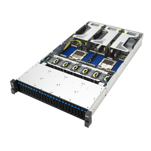 Серверная платформа/ ASUS RS720A-E13-RS24G, 2U, 2x  SP5 (LGA 6096P) TDP 360W, 24x DDR5 6400, 24 x 2.5