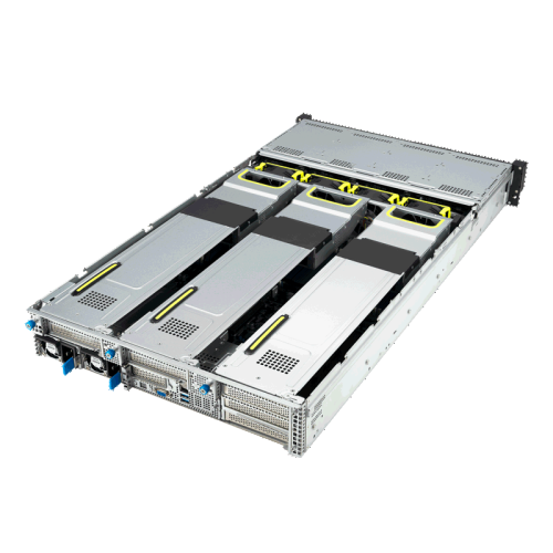 Серверная платформа/ ASUS RS720-E11-RS12U, 2U, 2 x LGA4677,  32 DIMM DDR5, 12=8 x NVMe/SAS*/SATA + 4 NVMe/SATA hs, 2 x M.2 slot, 2 x 10Gbe (X710) RJ45 port,Up to 8 slots PCIe 5.0, 1 x OCP 3.0, 1+1 1600W