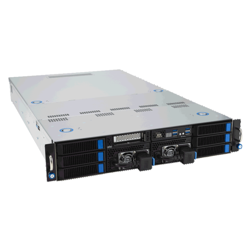 Серверная платформа/ ASUS ESC4000A-E12-SKU1, 2U GPU, 1 x SP5 LGA6096 EPYC 9004 (400W), 12DIMM DDR5, 2 x 2.5