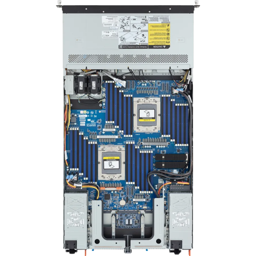 Серверная платформа/ Gigabyte R183-ZK0 REV3.0; 1U, 2 x Socket SP5 (LGA 6096) 500W, 48 x DDR5 5200/4400*, 4 x 2.5