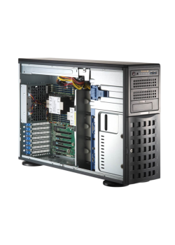 Серверная платформа/ SYS-741P-TRT (bundle4): 4U(Tower) /  2x LGA-4677 / 16x DDR5 RDIMM / 8x3.5 SATA/SAS*/NVME* /  4x PCIe 5.0 x16 FHFL / 2x PCIe 5.0 x8 FHFL / 2x PCIe 4.0 x2 NVMe M.2 / 2-Port 10GbE RJ45 / TPM / 2x 1200W Power