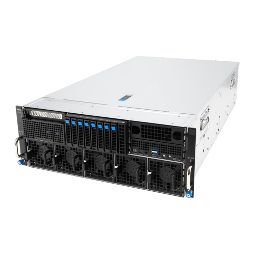 Серверная платформа/ ASUS ESC8000-E12P-SKU1, 4U, 2 x LGA4710 350W, 32x DDR5 6400, 8 x 2.5