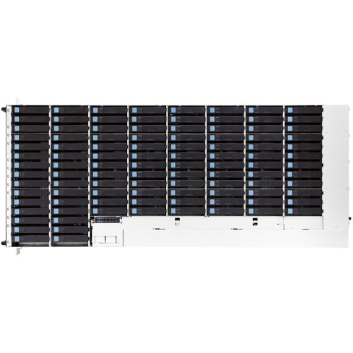 Серверная платформа/ SB405-VL, 4U, 2xLGA-3647, 102-bay, 12G EOB backplane, CRPS 2000W, Vela, Intel® Xeon® Scalable Processors, 16x  DDR4 RDIMM, Intel PCH C620 series, 2x PCIe x16 expansion slots, OCP MEZZ V2, 2x CPU heatsinks, 41