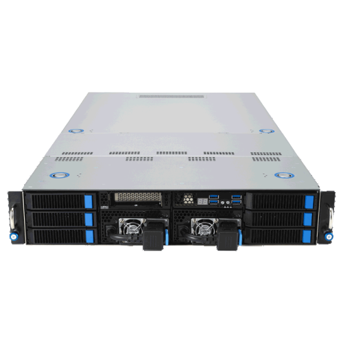 Серверная платформа/ ASUS ESC4000A-E12-SKU1, 2U GPU, 1 x SP5 LGA6096 EPYC 9004 (400W), 12DIMM DDR5, 2 x 2.5