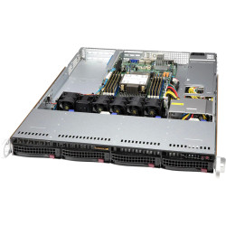 Серверная платформа/ Supermicro SERVER SYS-510P-WT (X12SPW-TF, CSE-815TS-R504WBP6) (1 x Socket P+ (LGA 4189), 8 x R/LR DIMM, 4x 3.5