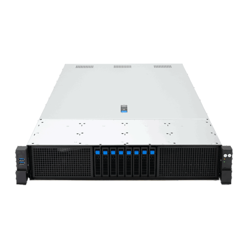 Серверная платформа/ ASUS RS720A-E13-RS8G, 2U, 2x  SP5 (LGA 6096P) TDP 400W, 24x DDR5 6400, 8 x 2.5