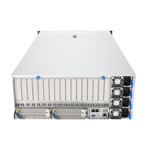 Серверная платформа/ ASUS ESC8000-E12P-SKU1, 4U, 2 x LGA4710 350W, 32x DDR5 6400, 8 x 2.5