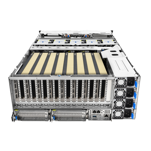 Серверная платформа/ ASUS ESC8000-E12P-SKU1, 4U, 2 x LGA4710 350W, 32x DDR5 6400, 8 x 2.5