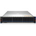 Серверная платформа/ Gooxi SR201-D25RE 2U 25 bay server with expander bp,based on AMD 7003 2 riser cards of PCIe4.0(X32 to x16x8) 2x rear SAS/SATA 2x rear NVME 1300W 1+1 PSU EU power cables rail kit