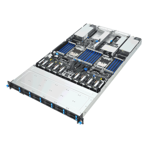 Серверная платформа/ ASUS RS700-E12-RS12U, 1U, 2 x Intel Xeon 6 LGA 4710, 32 x DDR5 6400, 12 x 2.5