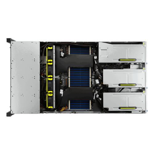 Серверная платформа/ ASUS RS720-E10-RS24U, 2U, 2x Socket P+ LGA 4189 3rd gen, 32x DDR4 3200, up to 9 x Expansion slots*, VROC, 24 x 2.5