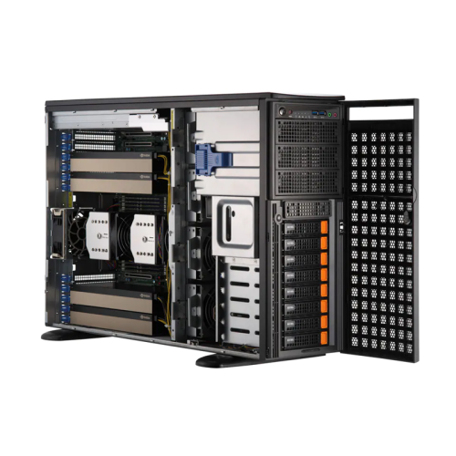 Серверная платформа/ GPU SuperServer SYS-741GE-TNRT (X13DEG-QT, CSE-749TS-R2K05BP) (2 x LGA-4677, 16xDDR5 Up to 4TB, 8x 3.5