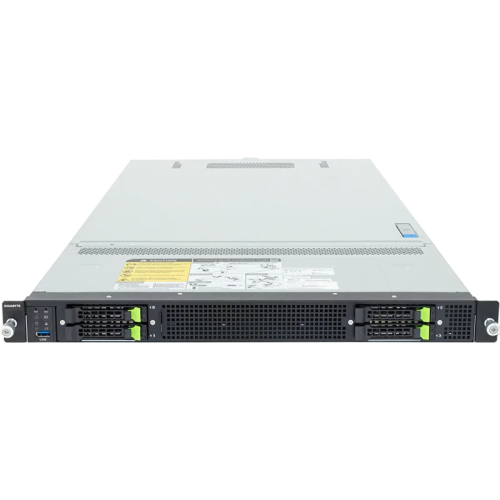 Серверная платформа/ Gigabyte R183-ZK0 REV3.0; 1U, 2 x Socket SP5 (LGA 6096) 500W, 48 x DDR5 5200/4400*, 4 x 2.5