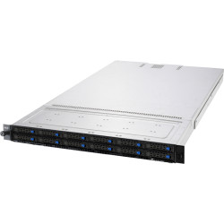 Серверная платформа/ RS700-E10-RS12U-WOCPU026Z ASUS RS700-E10-RS12U, 1U, 2xLGA4189 (3rd Gen Scalable), 32 DDR4, 12x2.5 HS bays (12x NVMe/SAS/SATA, 4 NVMe supported), 2хM.2 slots(2280), 3xPCIe x16, Aspeed AST2600,  X710-AT2 2x10G, 2x1600W