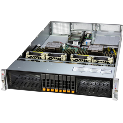 Серверная платформа/ Supermicro Server SYS-222H-TN 2U (2x LGA4677 / 32x DDR5 RDIMM / 8x Hs 2.5