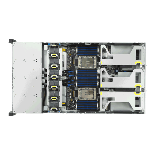 Серверная платформа/ ASUS RS720-E12-RS8G, 2U, 2x LGA 4710, 32x DDR5 6400, 8 x 2.5