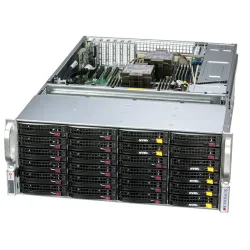 Серверная платформа/ Supermicro STORAGE SSG-641E-E1CR36L (X13DEI-T, CSE-847BTS-R1K68LPBP5) (4U, LGA4677, 16xDDR5 Up to 4TB ECC LRDIMM/RDIMM, 36x3.5/2.5 SAS3/SATA3 +2xRear SATA Slots, 2NVMe M.2, HBA Broadcom 3808, 2x10Gbe, 1600W Redundant Power