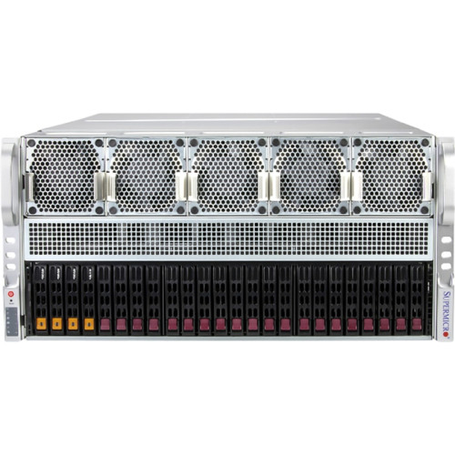 Платформа для сервера/ Supermicro GPU SuperServer AS-5126GS-TNRT 5U (2x Socket SP5 up 500W, 24x DDR5 6400, 2x 2.5