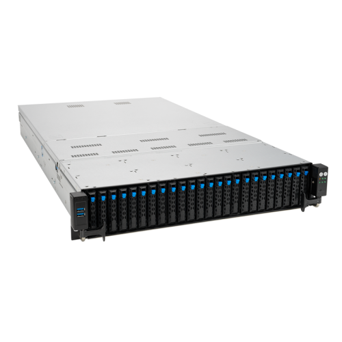 Серверная платформа/ ASUS RS720-E10-RS24U, 2U, 2x Socket P+ LGA 4189 3rd gen, 32x DDR4 3200, up to 9 x Expansion slots*, VROC, 24 x 2.5