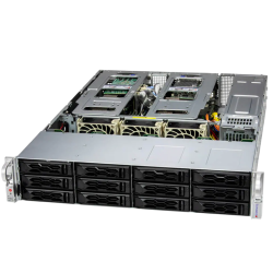 Серверная платформа/ SYS-621C-TN12R (bundle4): 2U / 2x LGA-4677 /16x 3DS ECC DDR5-5600 RDIMM / 12x 3.5/2.5