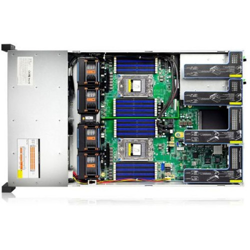 Серверная платформа/ Gooxi SR201-D12R 2U 12bay server, based on AMD 7003 platofrm. 2pcs of PCIe 4.0x16; 4xPCIe 4.0x8 2x 2.5