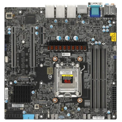 Серверная платформа/ Supermicro Mainstream Server Mini-Tower, 1x LGA1718 (AMD EPYC™ 4004 / 4005; Ryzen™ 7000 / 9000), 4x DDR5 Up to 192GB, 4x fixed 3.5