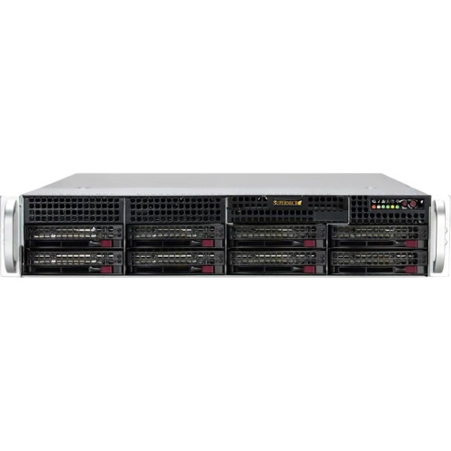 Серверная платформа/ Supermicro Server SYS-522B-WR  (2U, single E2 LGA4710, 8xDDR5 RDIMM, 8 x 3.5