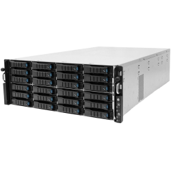 Серверная платформа/ HA401-TU, 4U 24-bay high availability storage server, 24x 12G SATA/SAS hot-swap 3.5/2.5