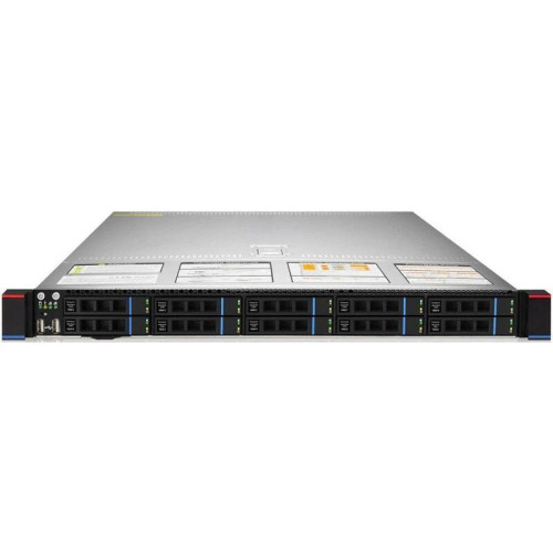 Серверная платформа/ Gooxi SL101-D10R-G3 1U 10bay server,  2pcs of riser cards 1300W 1+1 PSU EU power cable