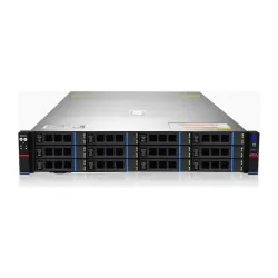 Серверная платформа/ Gooxi SR201-D12R-NV-G2 2U 12 bay server with NVME bp,based on AMD 9004 2 riser cards of PCIe5.0(X32 to x16x16)  2x rear SAS/SATA 2x rear NVME 1300W 1+1 PSU EU power cables rail kit