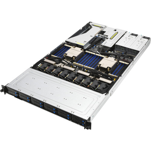 Серверная платформа/ ASUS RS700-E10-RS12U/12NVME, 1U, 2xLGA4189 (3rd Gen Scalable); 12x2.5 HS bays (12x NVMe/SAS/SATA, 12 NVMe supported), 2хM.2 slots(2280); 32 DDR4, , 3xPCIe x16, Aspeed AST2600,  X710-AT2 2x10G, 2x1600W