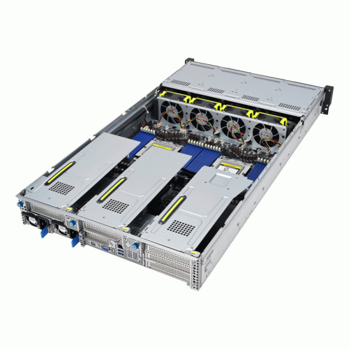 Серверная платформа/ ASUS RS720A-E12-RS12/10G/2.6kW/8NVMe/GPU