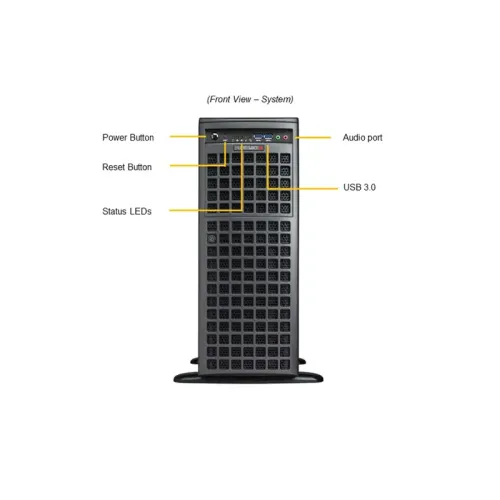 Серверная платформа/ SuperWorkstation (X12SPA-TF, 747BTS-R2K20BP),RoHS