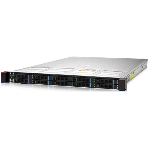 Серверная платформа/ Gooxi SL101-D10R-G3 1U 10bay server,  2pcs of riser cards 1300W 1+1 PSU EU power cable