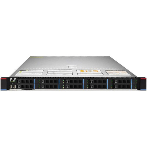 Серверная платформа/ Gooxi SL101-D10R-G3 1U 10bay server,  2pcs of riser cards 1300W 1+1 PSU EU power cable