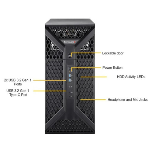 Платформа системного блока SuperMicro SYS-531A-IL Платформа системного блока SuperMicro SYS-531A-IL