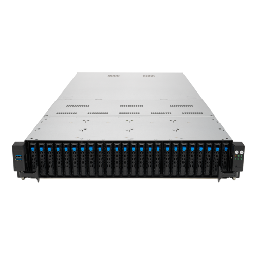 Серверная платформа/ ASUS RS720-E10-RS24U, 2U, 2x Socket P+ LGA 4189 3rd gen, 32x DDR4 3200, up to 9 x Expansion slots*, VROC, 24 x 2.5