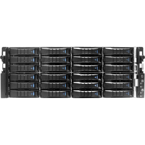 Серверная платформа/ HA401-VG, 4U, 2x2LGA-3647, 24-bay storage server, 24x SATA/SAS hot-swap 3.5