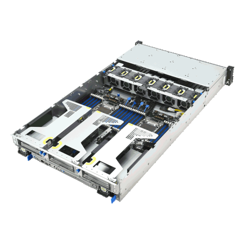 Серверная платформа/ ASUS RS720-E12-RS8G, 2U, 2x LGA 4710, 32x DDR5 6400, 8 x 2.5