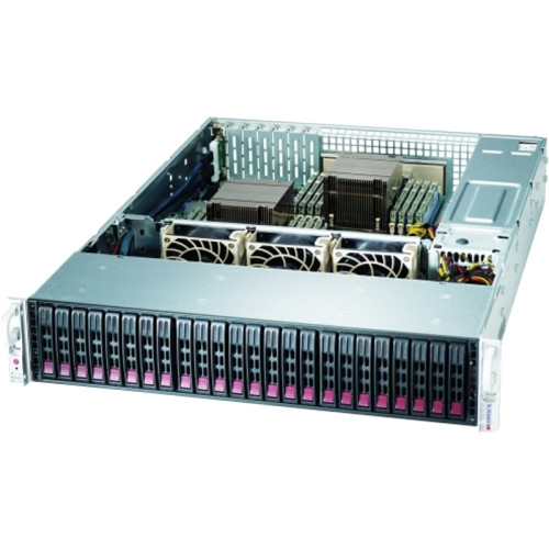 Серверная платформа/ Supermicro STORAGE SSG-2029P-E1CR24H (X11DPH-T, CSE-216BE1C4-R1K23LPB) (2U, LGA 3647, 16xDDR4 Up to 4TB ECC 3DS LRDIMM, 24x2.5