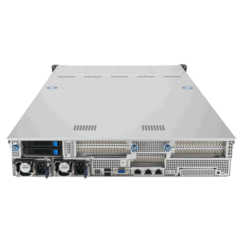 Серверная платформа/ ASUS RS521A-E12-RS12U, 2U, 1 x  SP5 (LGA 6096) 4th/5th gen AMD EPYC (STD HS up to 400W), 24 x DIMM slots DDR5 (6400/5600 with 9005 series, 4800 with 9004 series), Up to 5xPCIe Gen5 + 1 OCP3.0, 12 x 3.5