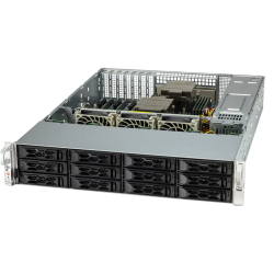 Серверная платформа/ Supermicro SERVER  AS-2014S-TR (H12SSL-i, CSE-LA26TS-R920LPP,RoHS) (2U, single AMD SP3,8 DIMM, 12 HS 3.5