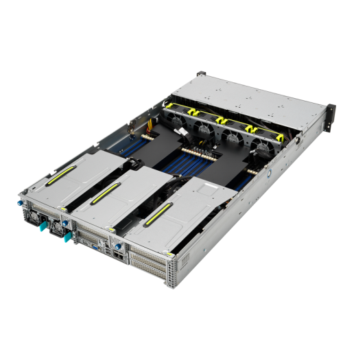 Серверная платформа/ ASUS RS720-E10-RS24U, 2U, 2x Socket P+ LGA 4189 3rd gen, 32x DDR4 3200, up to 9 x Expansion slots*, VROC, 24 x 2.5