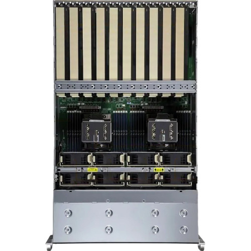 Платформа для сервера/ Supermicro GPU SuperServer AS-4125GS-TNRT2 4U (2x Socket SP5 up 400W, 24x DDR5 RDIMM, 2x 2.5