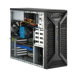 Серверная платформа/ SuperServer SYS-530A-IL(X12SAE-5;CSE-735D4-668B) (mid-tower, single H5 LGA-1200), 4DIMM, 4x3.5