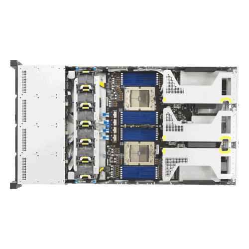 Серверная платформа/ ASUS RS720A-E13-RS12U, 2U, 2 x SP5 (LGA 6096P) 400W, 24 x DDR5 6400, 12 x 3.5/2.5 NVME hsb, 6 x PCIE Gen5 x8 or 3 x PCIE Gen5 x16, 2 x PCIE Gen5 x16, 2 x OCP3.0 Gen5 x16, 1+1 2700W