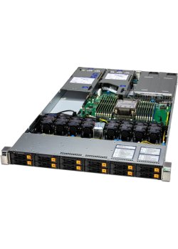 Серверная платформа/ Supermicro Server SYS-112H-TN 1U (1x LGA4710 / 16x DDR5 RDIMM / 12x Hs 2.5