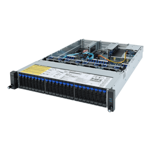 Серверная платформа/ Gigabyte R282-Z91 2U; 2U; 2 x Socket SP3 EPYC 7003/ 7002 240W*; 32x DDR4 R/LR DIMM;  24 x 2.5